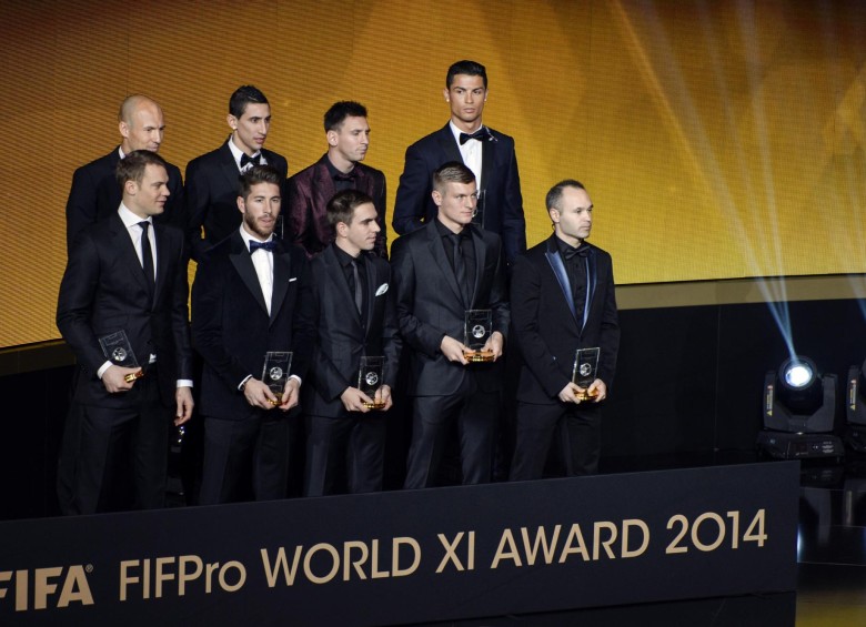 Este es el equipo ideal de la Fifa 2014. FOTO REUTERS