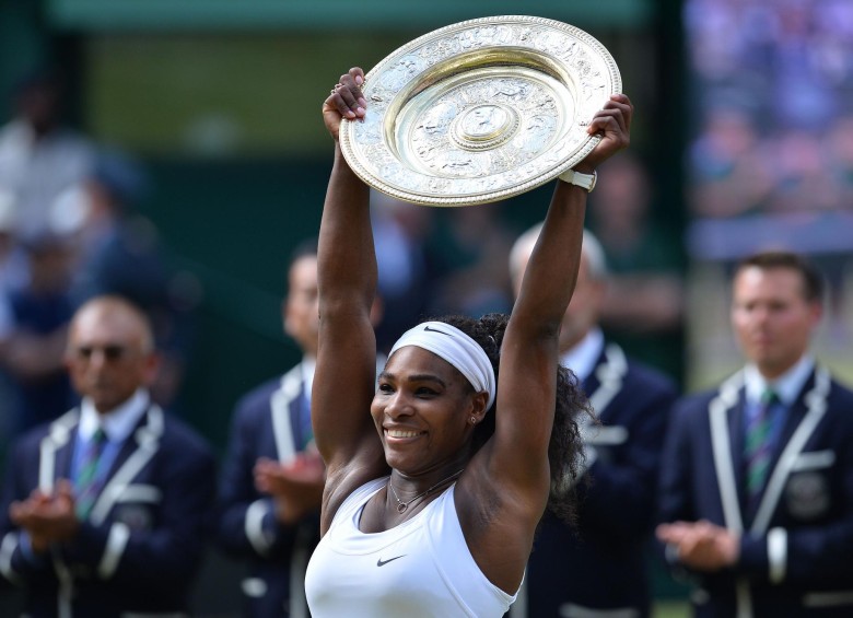 Serena Williams venció en dos sets a la sorpresa del torneo: Garbiñe Muguruza. FOTO AFP