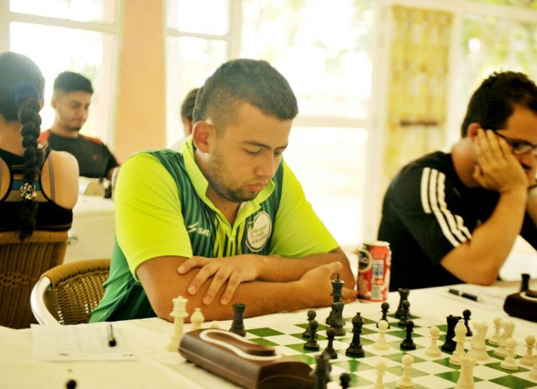 Andrés Escobar espera convertirse en otro Maestro Fide de Antioquia. Ya tiene el elo suficiente. FOTO cortesía