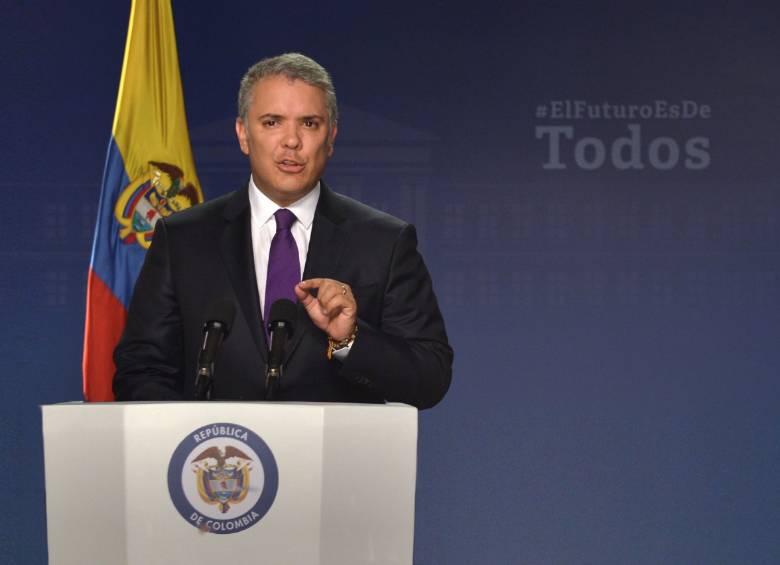 El presidente Iván Duque informó que en los próximos días presentará un proyecto de ley en el cual se consagrará la responsabilidad penal de las personas jurídicas en casos de corrupción. Foto Presidencia