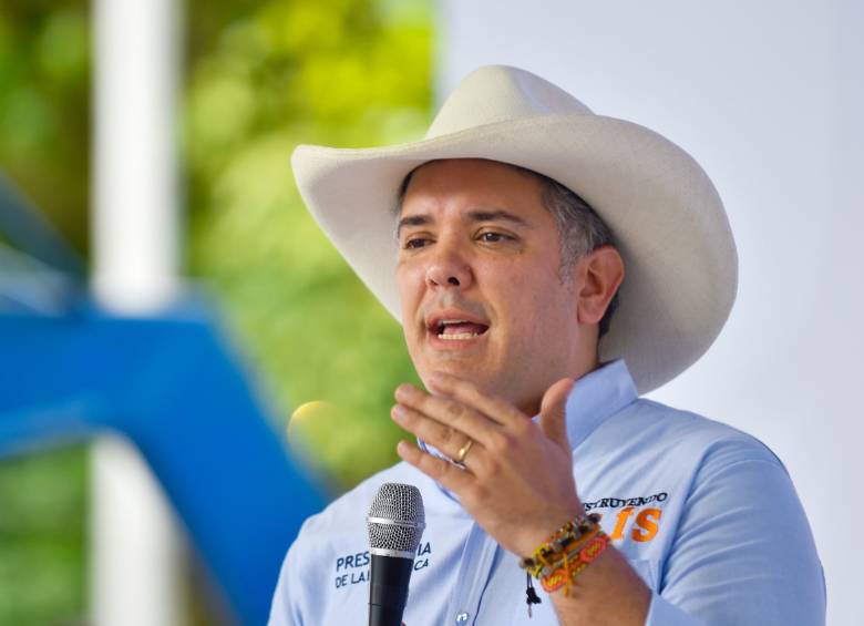 El presidente Iván Duque le dijo a la familia del menor que el gobierno está haciendo todo lo posible para liberen a Cristo José. Foto Colprensa