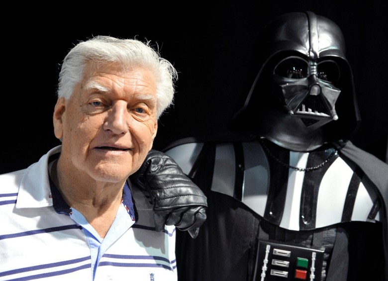 Dave Prowse eligió a Darth Vader sin dudarlo, porque “el malo siempre es recordado”. FOTO AFP