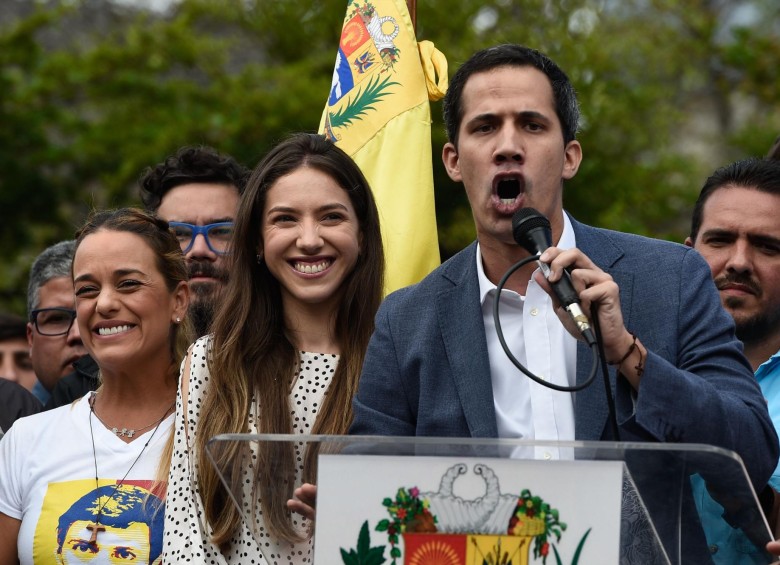 Juan Guaidó, autoproclamado presidente interino de Venezuela. FOTO AFP