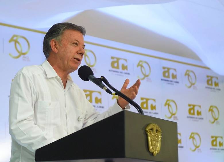 Presidente de la República, Juan Manuel Santos. FOTO COLPRENSA