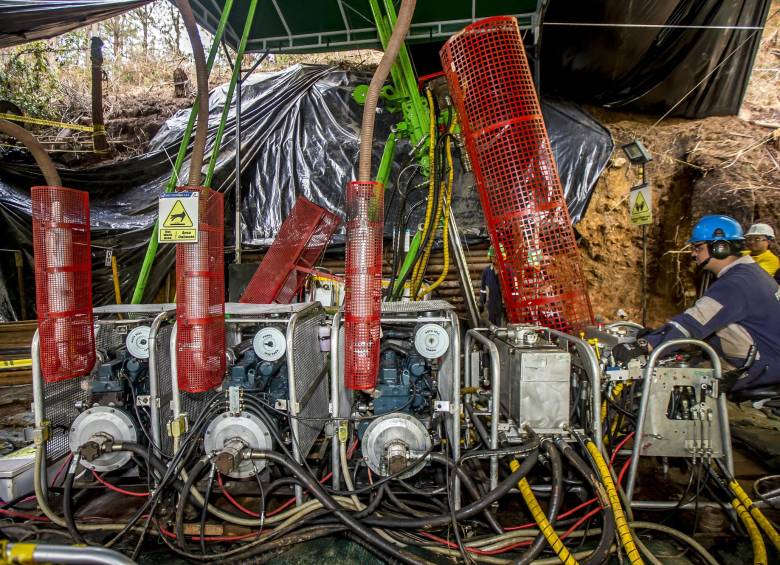 Exploración de suelos para explotación de mina de cobre. FOTO: Juan Antonio Sánchez Ocampo