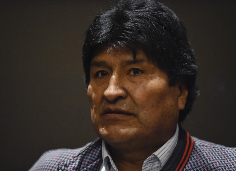 Evo Morales, exiliado en México. FOTO AFP