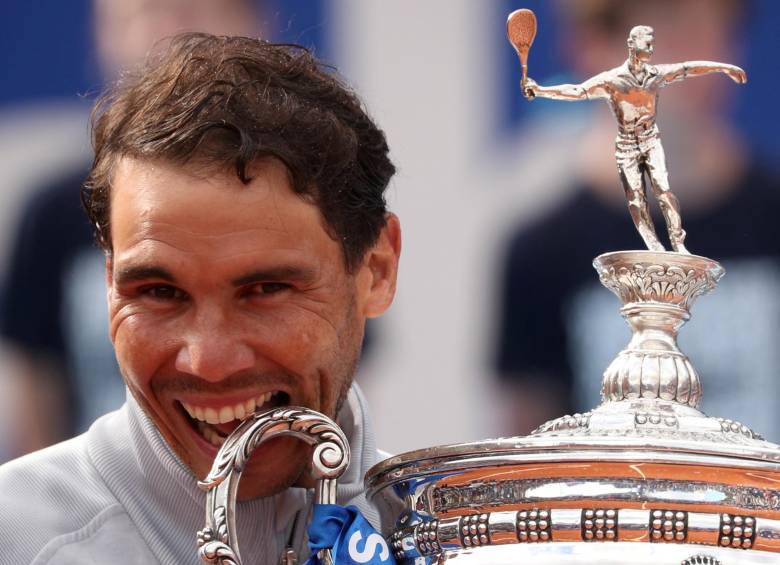El español Rafael Nadal ganó en Barcelona y sigue ampliando sus récords. FOTO REUTERS