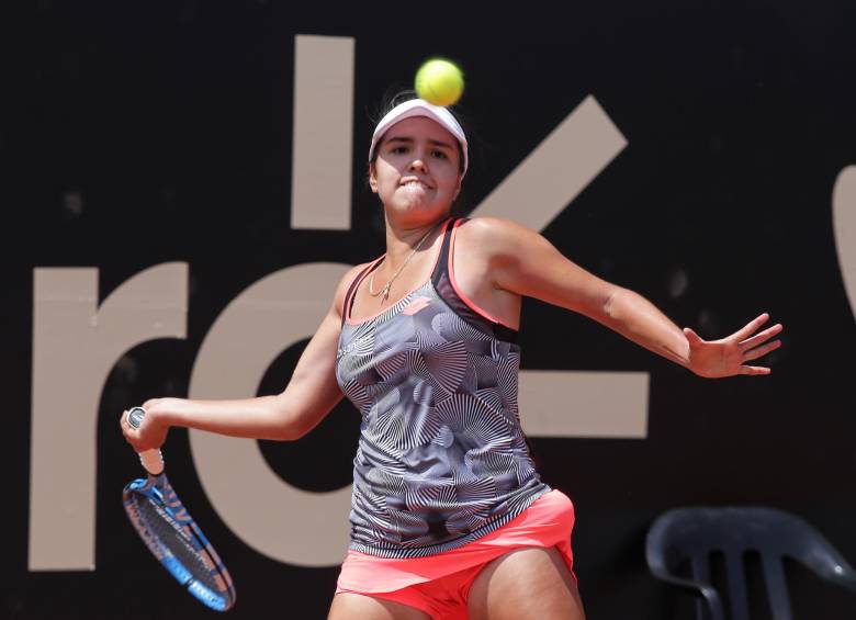 María Camila Osorio, la tenista cucuteña, principal carta del país en el tenis femenino. FOTO COLPRENSA