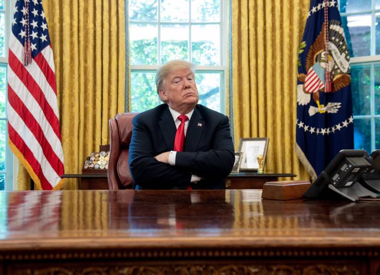 Donald Trump, presidente de Estados Unidos. FOTO: AFP