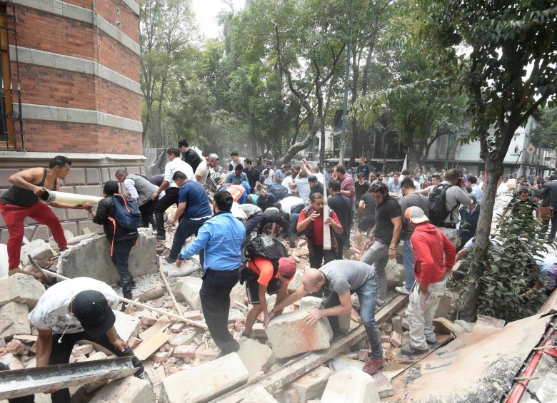 Ciudad de México reporta afectaciones a estructuras importantes. FOTO: AFP