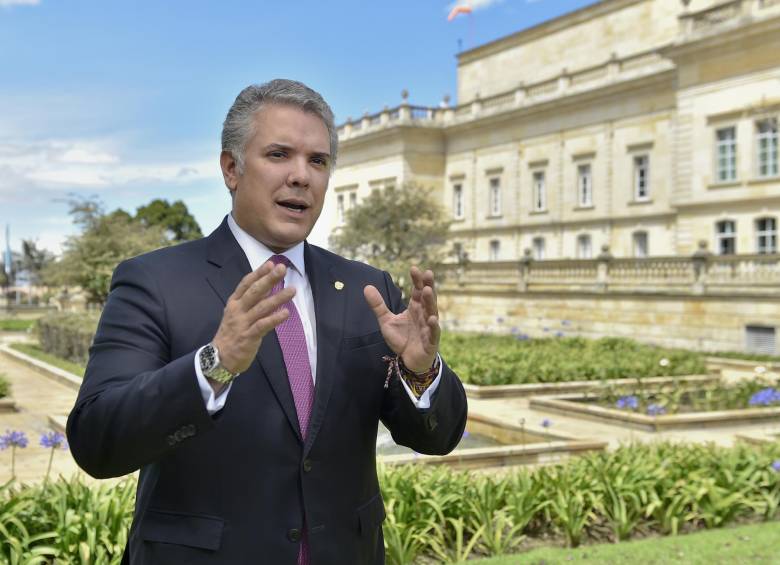 El presidente Duque invitó a construir una “Colombia grande”. Foto: Colprensa