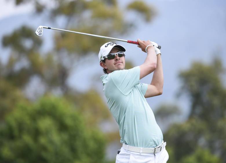 Nicolás Echavarría continuará con sus entrenamientos en Bogotá bajo la dirección de Jorge Mesa. Este miércoles llegará a Medellín para la competencia. FOTO cortesía-pga latinoamérica