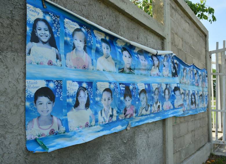 Estos son los niños que perdieron la vida en el incendio de un bus en Fundación, Magdalena. FOTO Colprensa