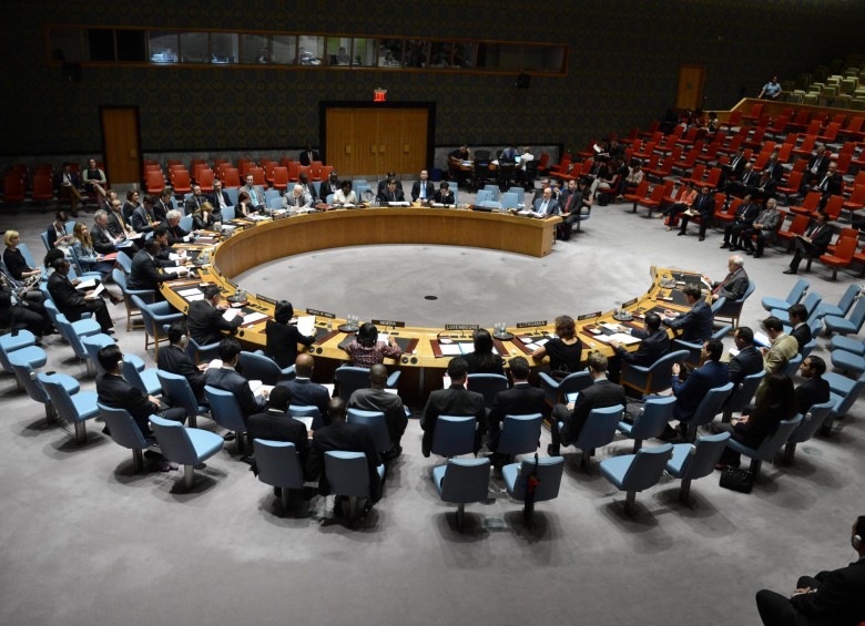 Consejo de Seguridad de la Onu. FOTO: Colprensa
