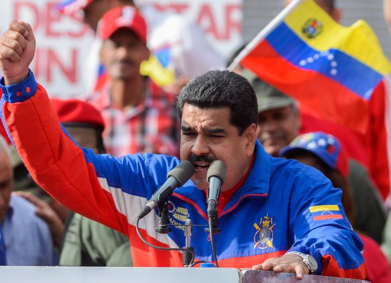 Maduro dijo que decidió implantar un sistema de visado obligatorio a todo estadounidense que quiera ingresar a Venezuela. FOTO AFP
