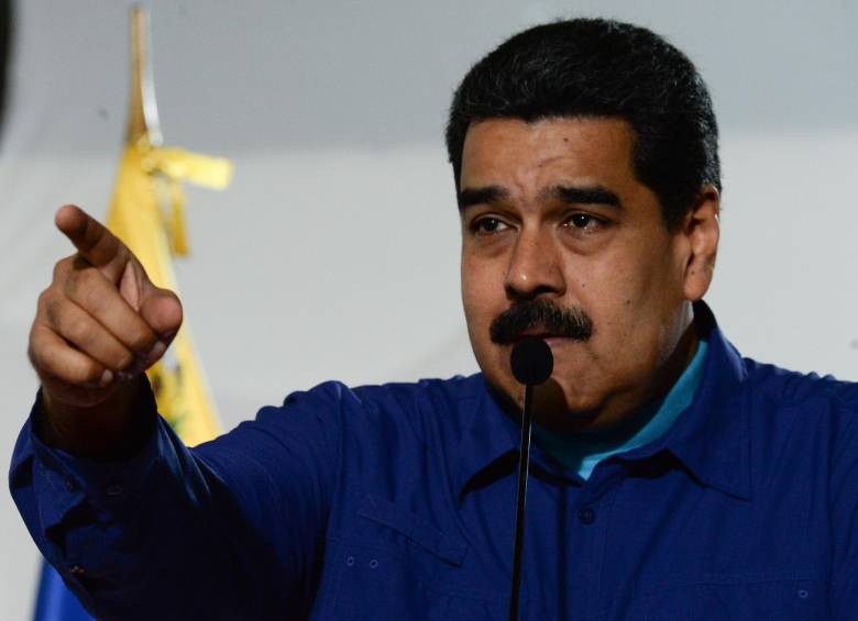Nicolás Maduro, presidente de Venezuela. FOTO AFP