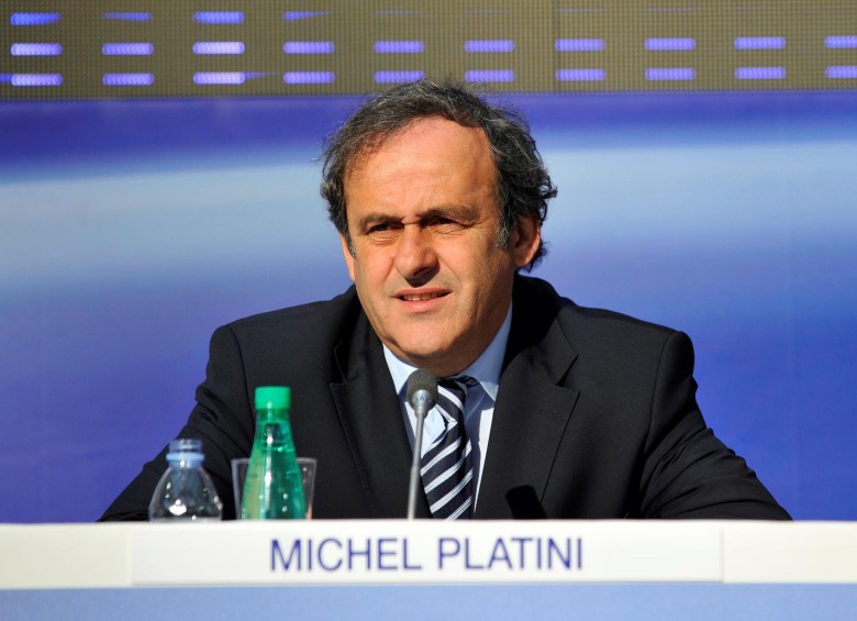 El exfutbolista francés y expresidente de la UEFA Michel Platini ha sido detenido este martes dentro de la investigación que se sigue por corrupción en la concesión del Mundial de fútbol de 2022 a Catar. Foto: EFE