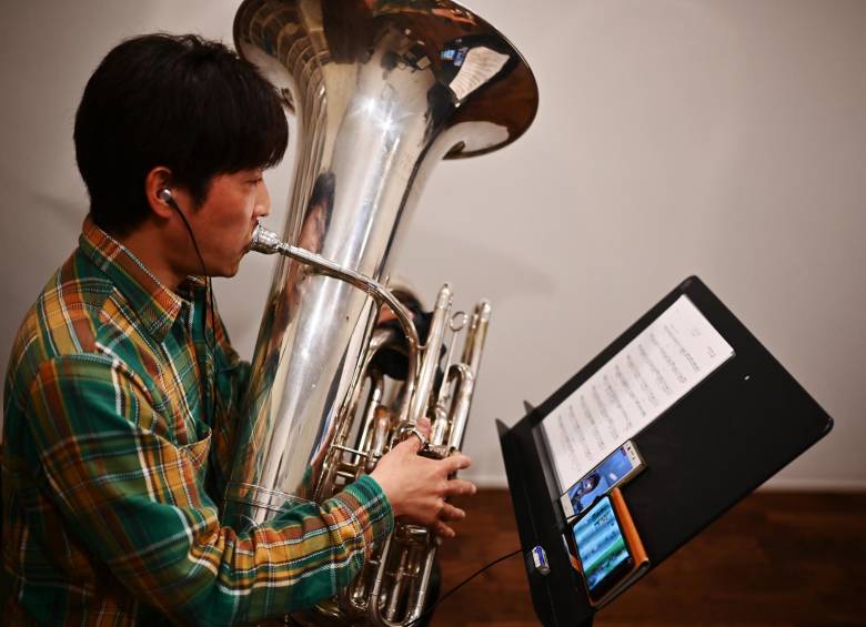 La idea era seguir una partitura y luego grabarse.