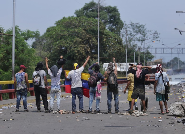 Los exmilitares venezolanos empezaron a llegar a Colombia el pasado 22 de febrero. FOTO Colprensa.