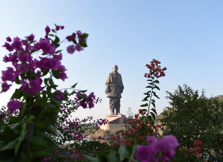 India inaugura la estatua más alta del mundo de 182 metros
