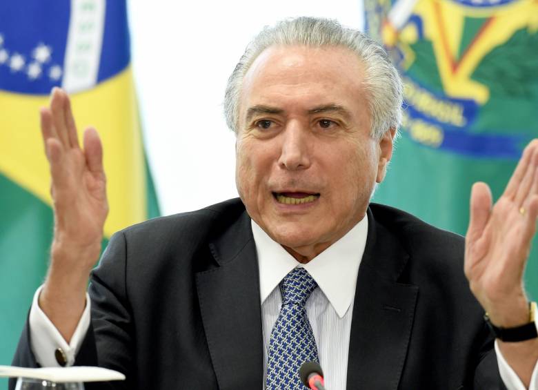 El Partido de los Trabajadores (PT) anunció una campaña para “sacar” al presidente interino, Michel Temer. FOTO AFP