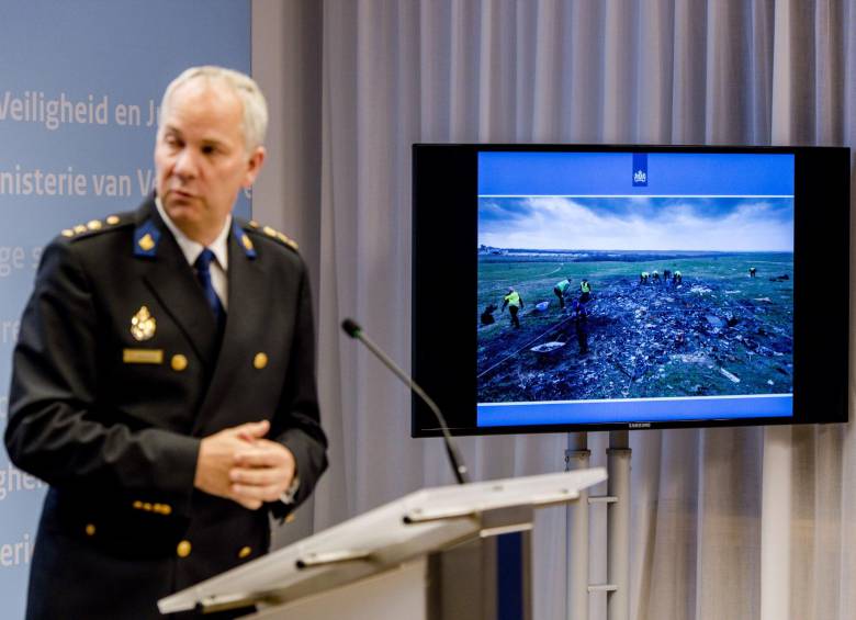 Pieter- Jaap Aalbersberg, Jefe de la Misión de Recuperación del MH17. FOTO AFP.