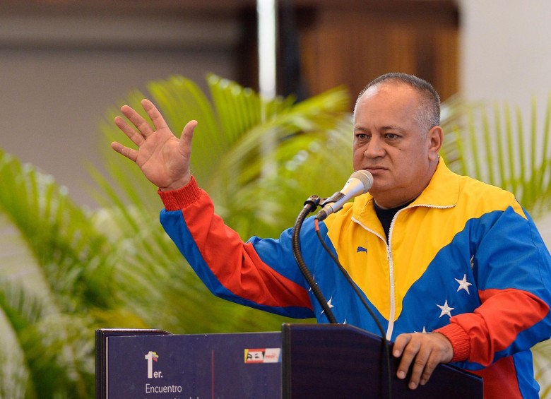 Diosdado Cabello, presidente de la Asamblea Nacional Constituyente y uno de los hombres más influyentes del Chavismo. FOTO AFP
