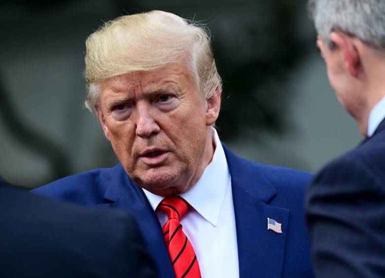 El presidente de Estados Unidos, Donald Trump. FOTO: Reuters