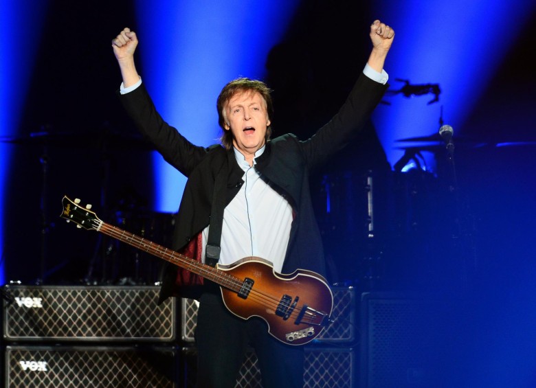 Paul McCartney, exintegrante de The Beatles. FOTO AFP