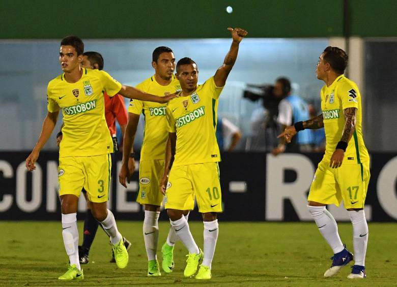Macnelly Torres fue el autor del gol del equipo colombiano. FOTO AFP