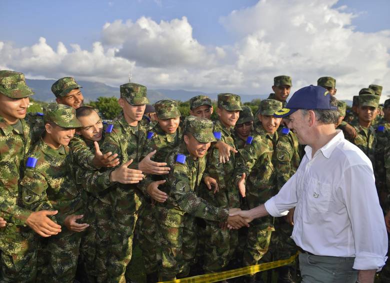 De acuerdo con el presidente Juan Manuel Santos, el acuerdo con la OTAN es un triunfo para las Fuerzas Militares en un momento en el que se avanza hacia el posacuerdo. FOTO Presidencia