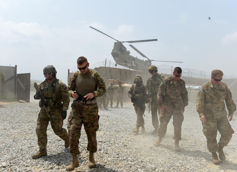 Tropas de Estados Unidos en Afganistán. FOTO: AFP