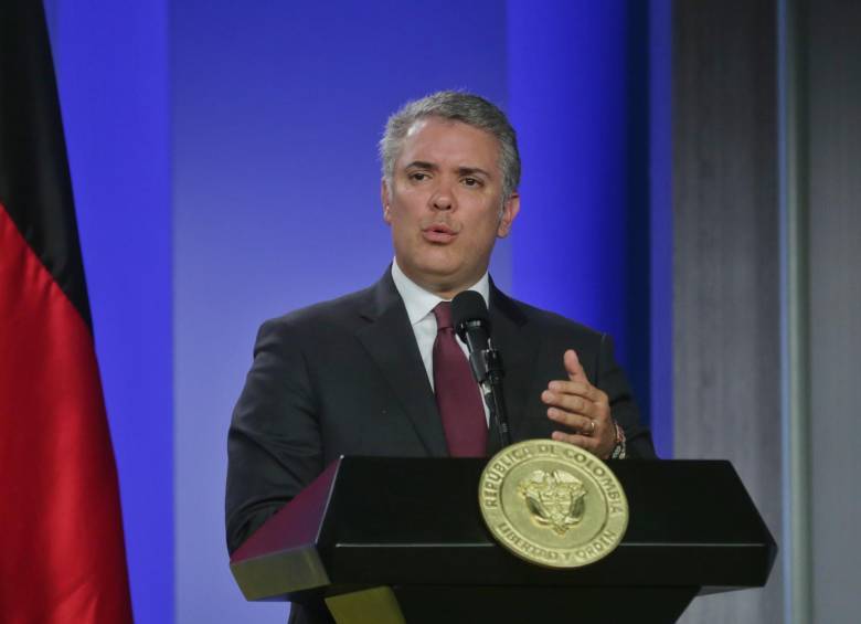Presidente Iván Duque. FOTO COLPRENSA
