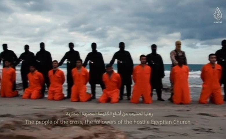 El video sobre la supuesta decapitación fue dado a conocer este domingo. FOTO REUTERS. 