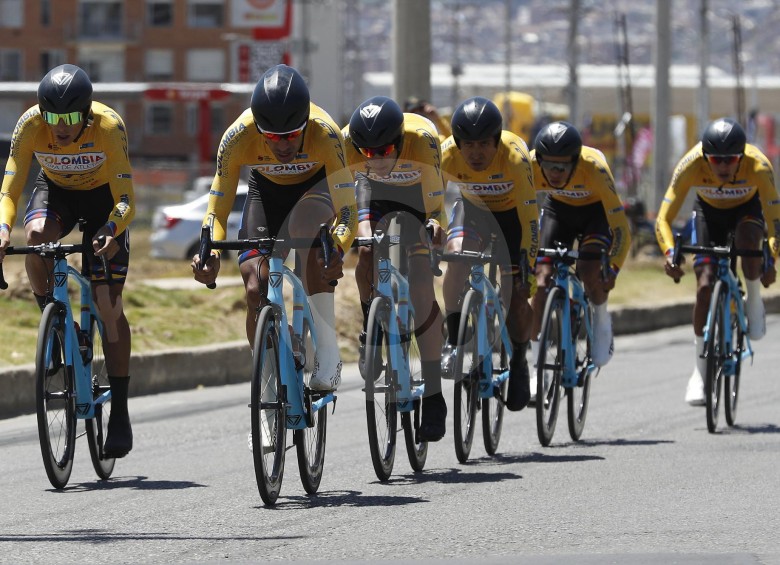 El Gobierno sigue impulsando el ciclismo: el Colombia Tierra de Atletas-GW, que debutó en el Tour Colombia 2.1, irá con 11 ruteros a Croacia a la Settimana Coppi e Bartali. FOTO MANUEL SALDARRIAGA
