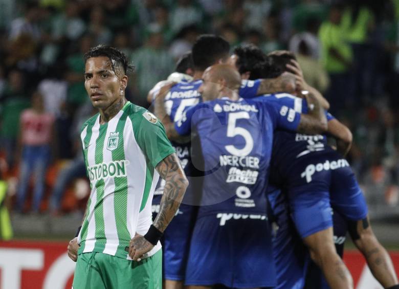 Dayro Moreno no pudo continuar con su racha goleadora, Tucumán ganó en el global de la serie 2-1. FOTO manuel saldarriaga