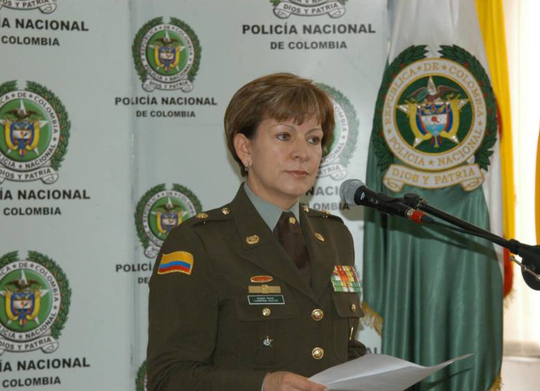 La general Luz Marina Bustos renunció en momentos críticos para la Policía. FOTO Archivo Colprensa