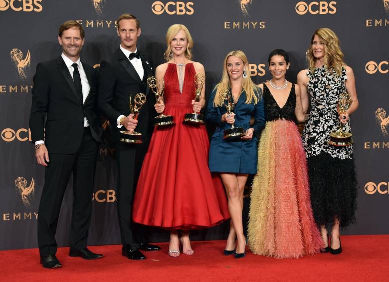 Big Little Lies y The Handmaid’s Tale fueron las series con más premios durante la ceremonia. FOTO: AFP y Reuters