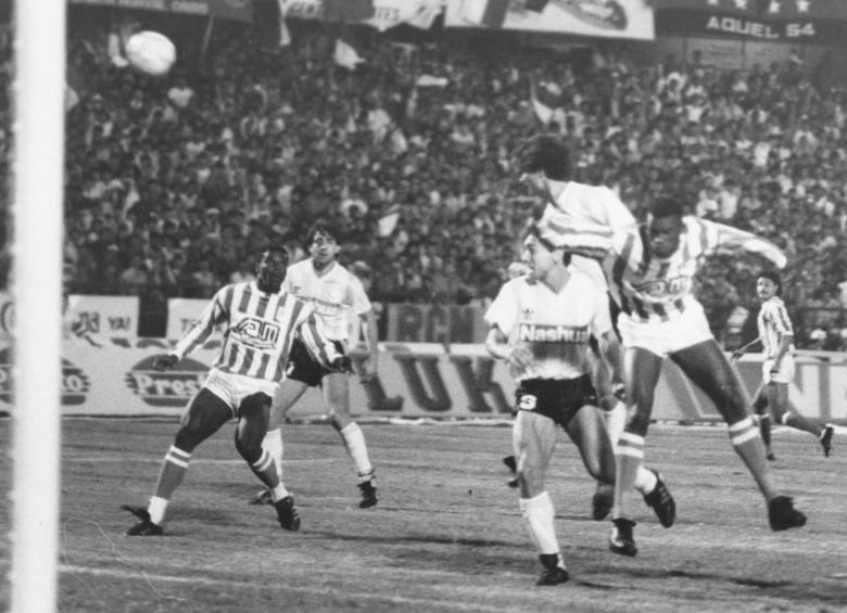 La dura, pero gloriosa vuelta en El Campín, en 1989, ante un Olimpia muy laureado. Foto archivo