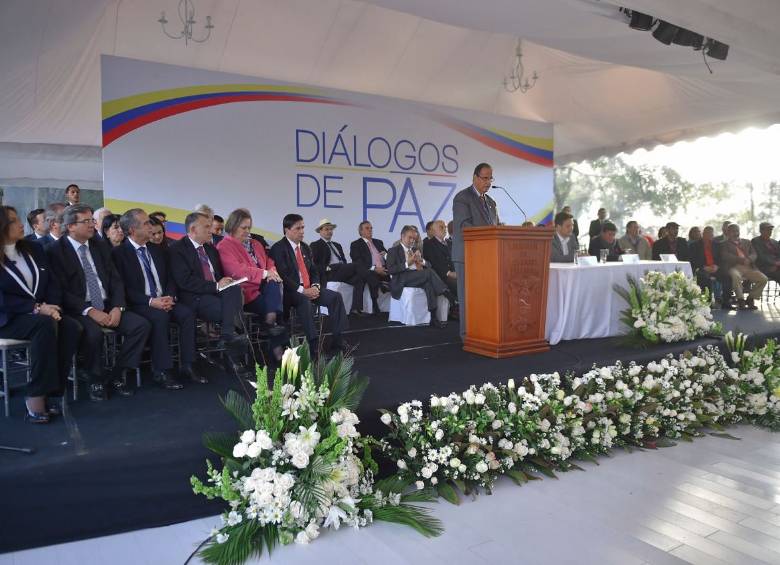 Renunciaron cuatro negociadores del Gobierno. FOTO: Colprensa