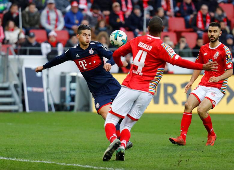 James anota su cuarto gol en la temporada. FOTO REUTERS