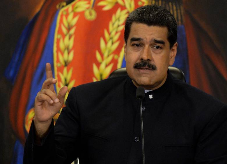 Nicolás Maduro, presidente de Venezuela. FOTO AFP