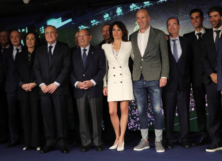 Diferente al resto de directivas del Real Madrid, Zidane demostró que tiene un estilo propio. FOTO AFP