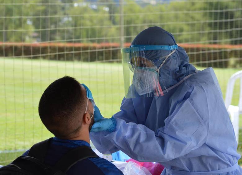 Médicos aseguran que la cifra de contagios en el fútbol colombiano está dentro de lo esperado. FOTO CORTESÍA DIM
