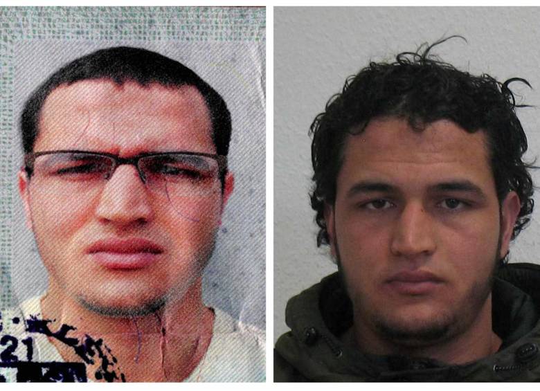 Estas son las imágenes de Anis Amri que compartieron las autoridades alemanas. FOTO Reuters