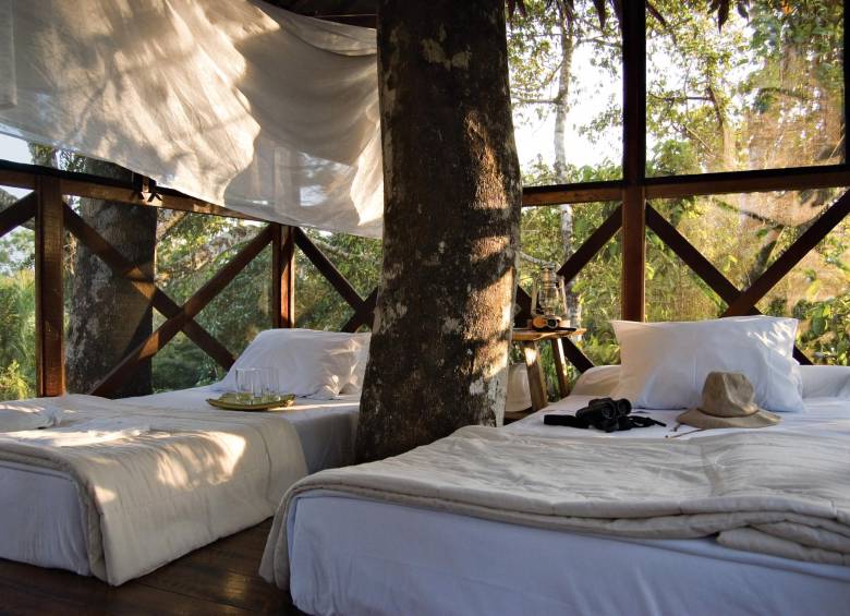 Canopy Tree House, cerca de Puerto Maldonado, Tambopata (Perú). Foto: EFE REPORTAJES.