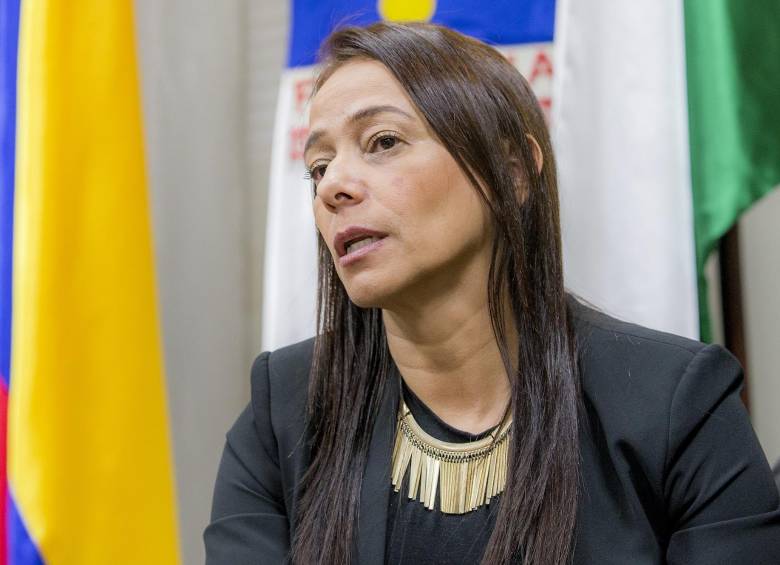 Claudia Carrasquilla, directora seccional de Fiscalías de Medellín. Foto: Juan Antonio Sánchez Ocampo 