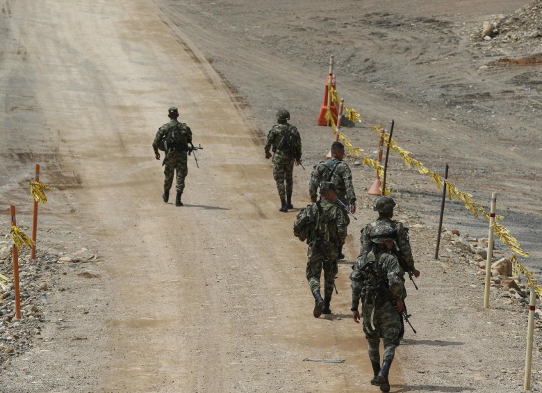 El Ejército dice que aumentará su presencia en la zona. FOTO Manuel Saldarriaga