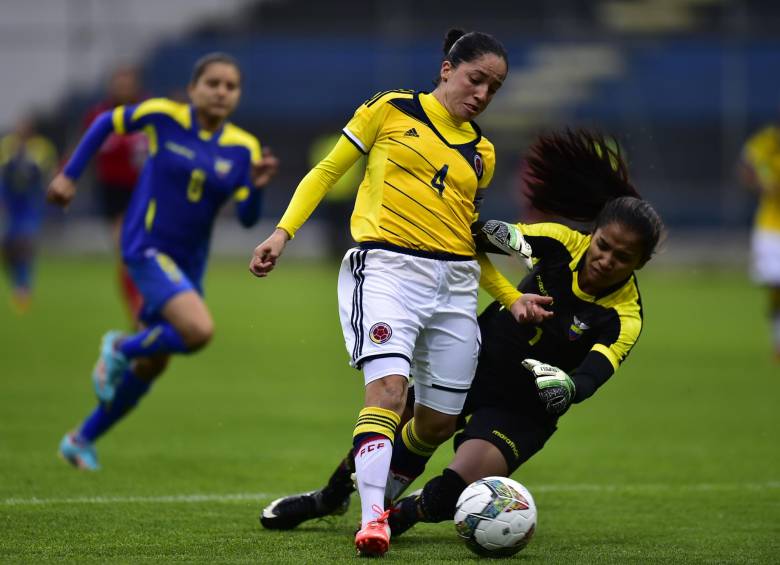 Diana Ospina, jugadora de la Selección Colombia. El fallo de la apelación deberá ser en menos de 15 días. FOTO archivo