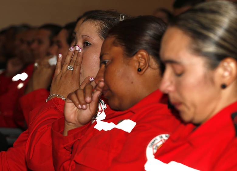 Los máximos protagonistas de la jornada, por así decirlo, fueron los integrantes del grupo de Salgar, en su mayoría mujeres, que se vistieron de heroínas. FOTO HENRY AGUDELO